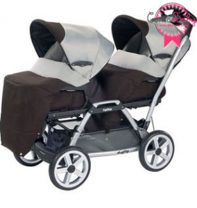 poussette double peg perego duette avec cosy